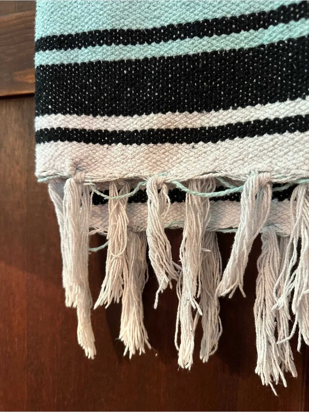Vintage Mexican blanket • throw blanket • heavyweight